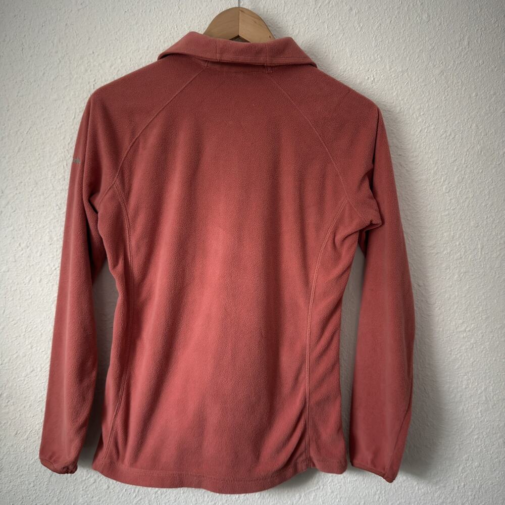 Columbia Women's Medium Coral Fleece Classic 1/4 Zip Casual Pullover - Picture 6 of 8